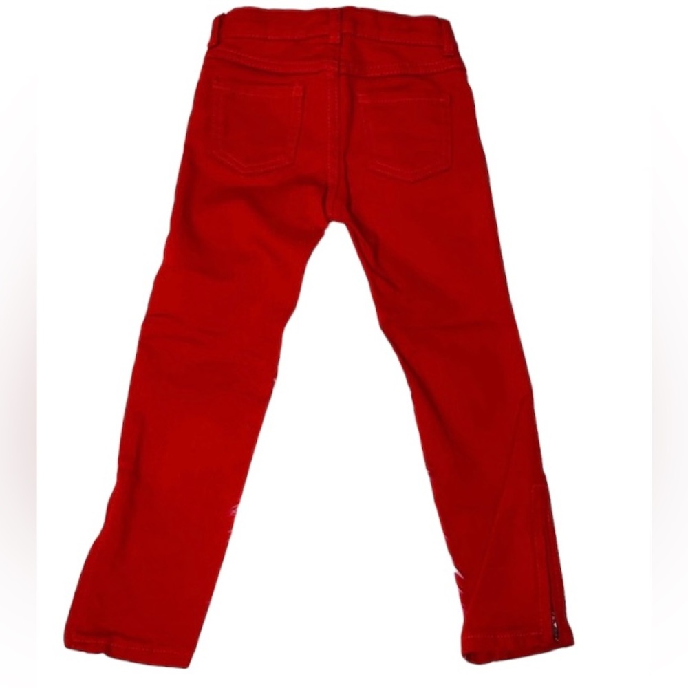 Gymboree Heart Red Skinny Jeans Size 4
